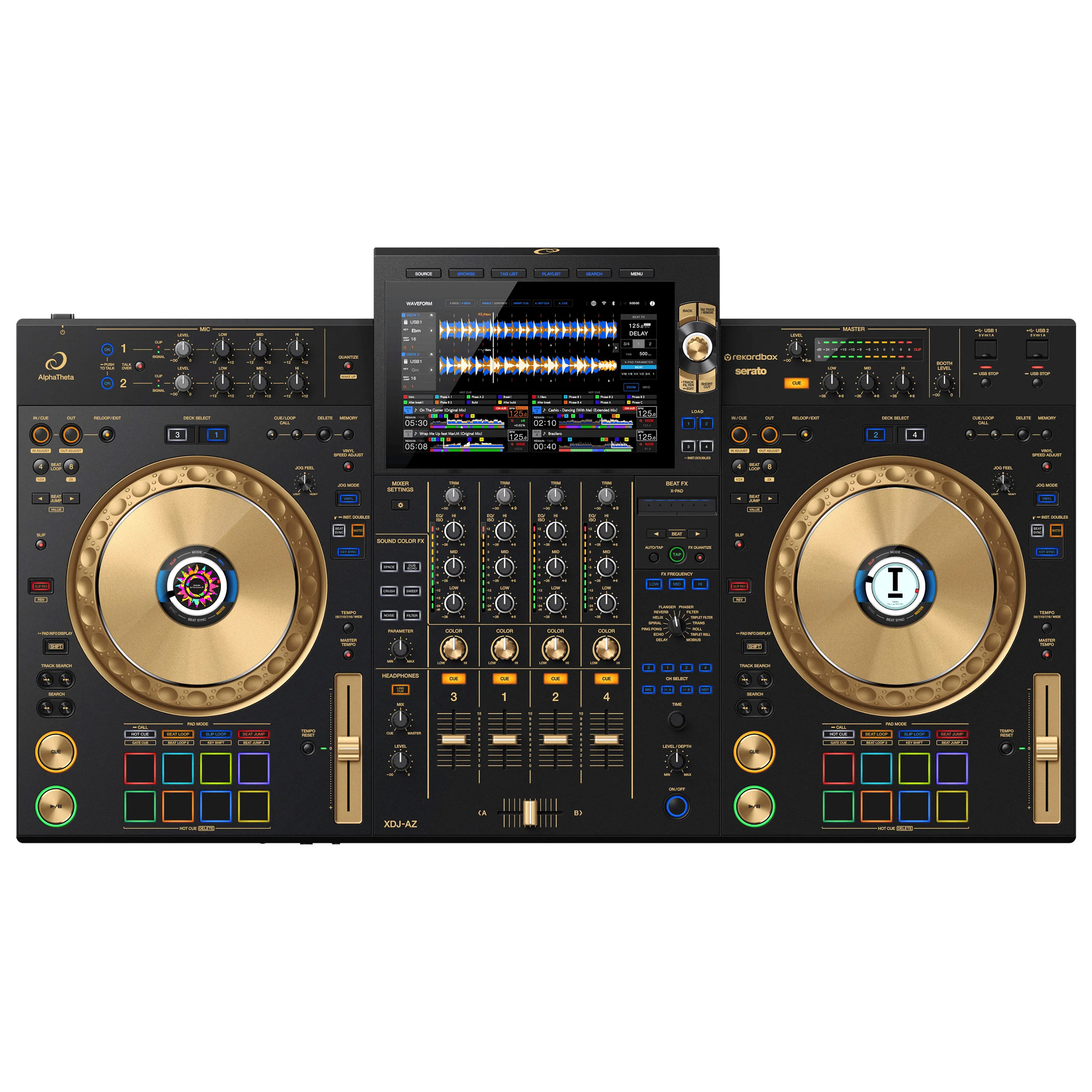 Gold Edition AlphaTheta XDJ-AZ all-in-one DJ system